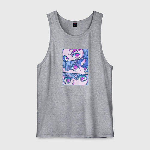 Мужская майка Тандзиро Незуко и Зеницу Клинок рассекающий демоно / Меланж – фото 1