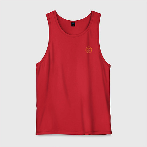 Мужская майка За веру царя Николая 2 и триединую Русь НИКА желта / Красный – фото 1