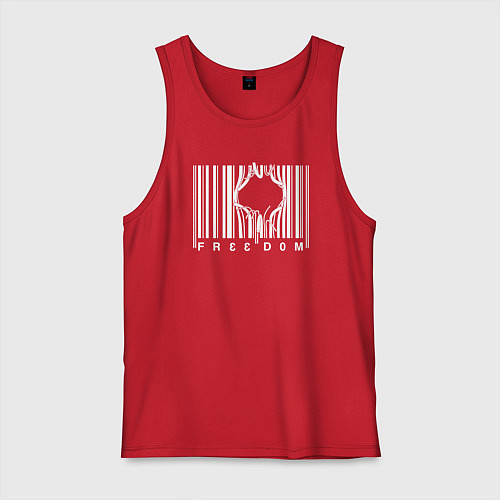 Мужская майка Свобода / Красный – фото 1