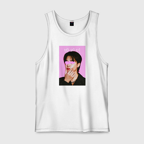 Мужская майка Чимин BTS / Белый – фото 1