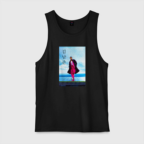 Мужская майка Ким Намджун / Черный – фото 1