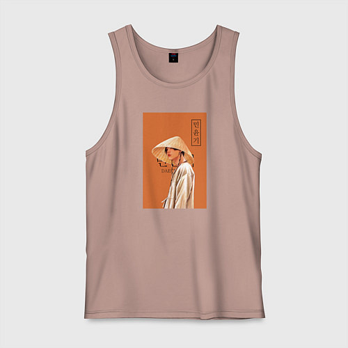 Мужская майка Мин Юнги Дечита / Пыльно-розовый – фото 1