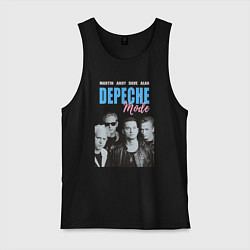 Майка мужская хлопок Depeche Mode Vintage, цвет: черный