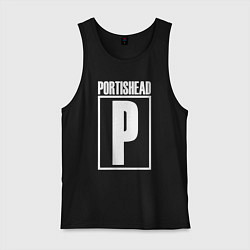 Майка мужская хлопок Portishead, цвет: черный