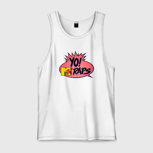Мужская майка Yo raps / Белый – фото 1