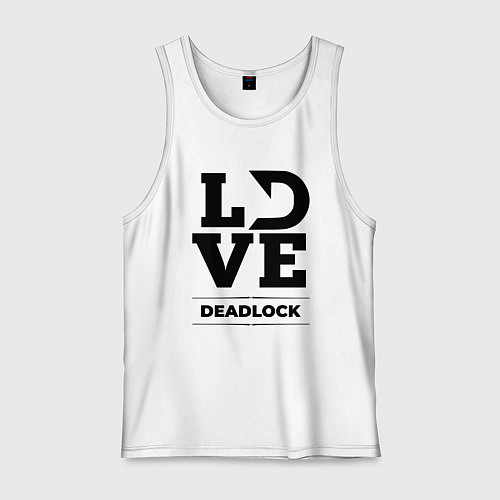 Мужская майка Deadlock love classic / Белый – фото 1