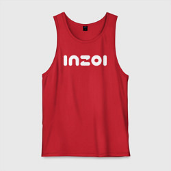Майка мужская хлопок Inzoi logo, цвет: красный