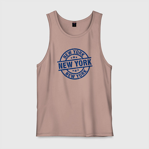 Мужская майка Из Нью-Йорка / Пыльно-розовый – фото 1