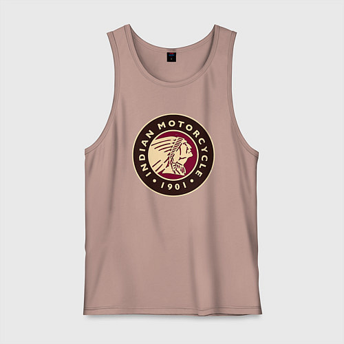 Мужская майка Вождь дорог / Пыльно-розовый – фото 1