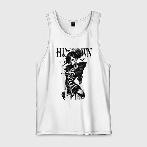 Мужская майка Обворожительная ведьма - хэллоуин / Белый – фото 1