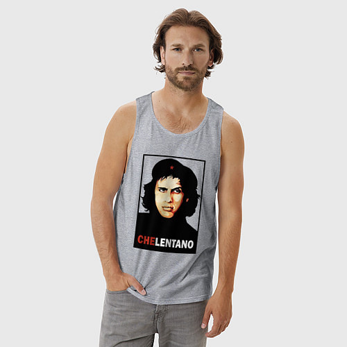 Мужская майка Che guevara - Chelentano / Меланж – фото 3