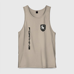 Майка мужская хлопок Forthing, цвет: миндальный