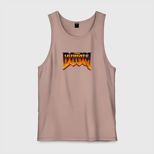 Мужская майка Doom ultimate / Пыльно-розовый – фото 1