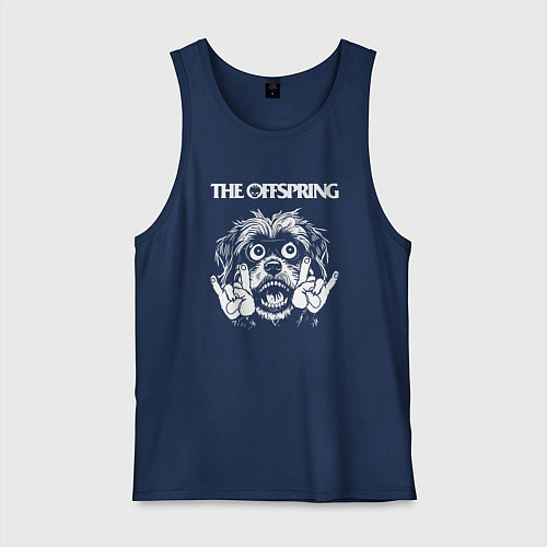Мужская майка The Offspring rock dog / Тёмно-синий – фото 1