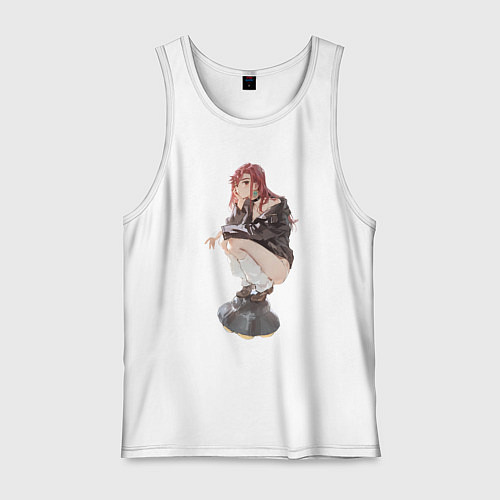 Мужская майка Момо Аясэ НЛО / Белый – фото 1