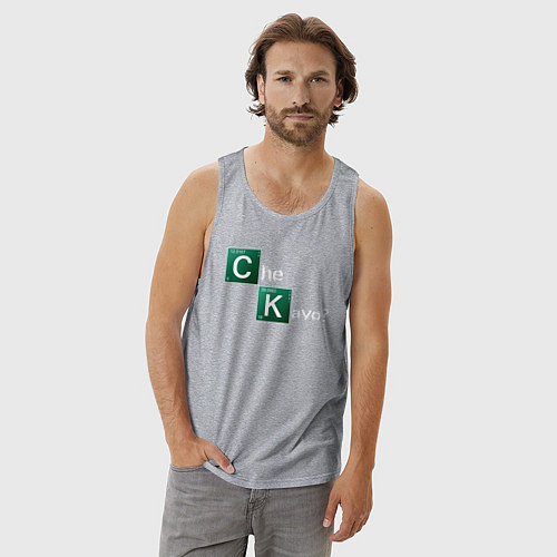 Мужская майка Че каво Во все тяжкие / Меланж – фото 3