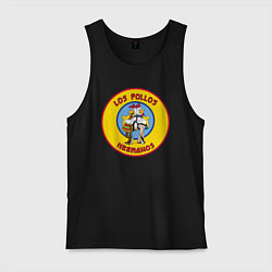 Майка мужская хлопок Los Pollos hermanos Breaking bad, цвет: черный
