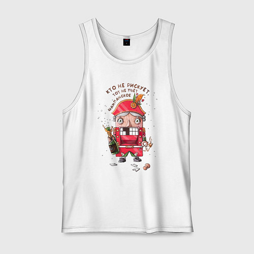 Мужская майка Щелкунчик / Белый – фото 1