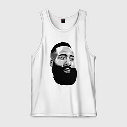 Майка мужская хлопок James Harden, цвет: белый