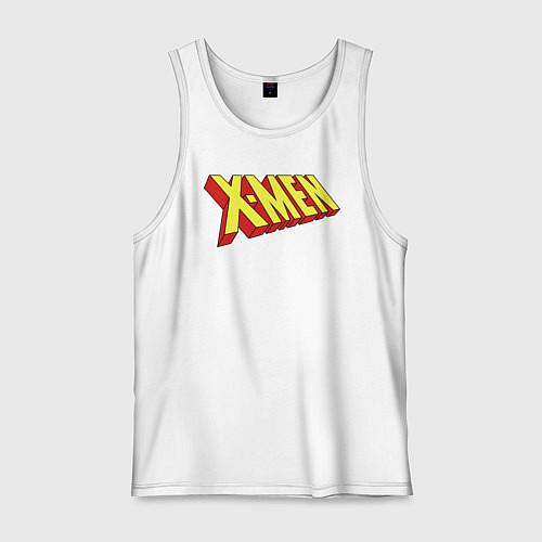 Мужская майка Люди икс лого / Белый – фото 1