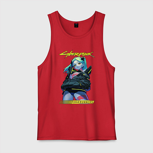 Мужская майка Rebecca - edge runners / Красный – фото 1