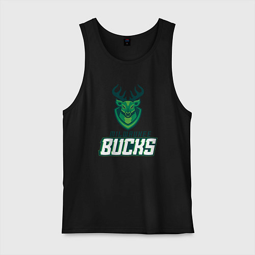 Мужская майка Milwaukee Bucks NBA / Черный – фото 1