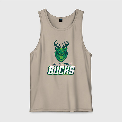 Мужская майка Milwaukee Bucks NBA / Миндальный – фото 1