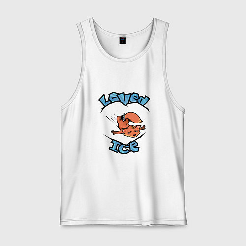 Мужская майка Любил лёд / Белый – фото 1