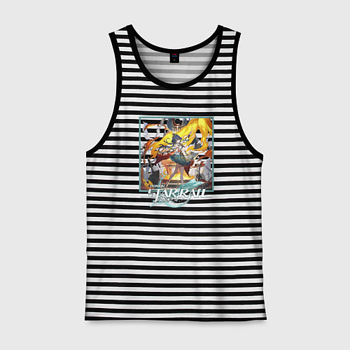 Мужская майка Юньли / Черная тельняшка – фото 1