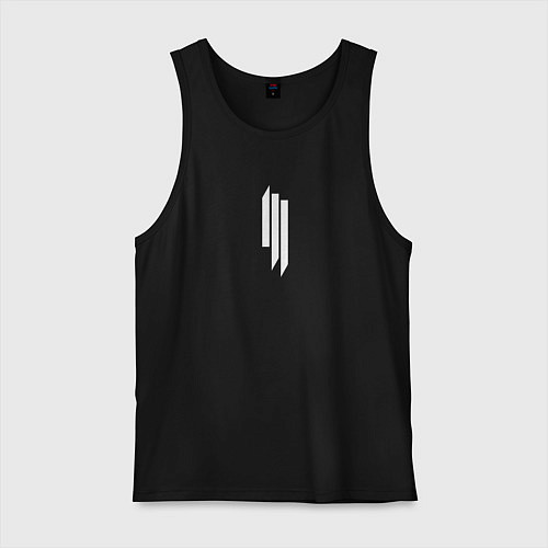 Мужская майка Skrillex - logo / Черный – фото 1