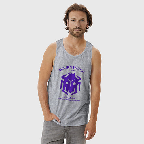 Мужская майка Mourn Watch Dragon Age / Меланж – фото 3