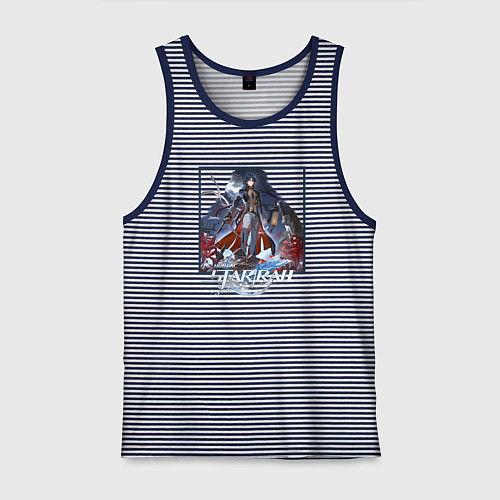 Мужская майка Блэйд / Синяя тельняшка – фото 1