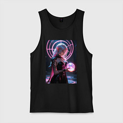 Мужская майка Эльфийка с магической сферой