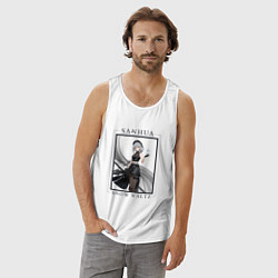 Майка мужская хлопок Sanhua Snow Waltz, цвет: белый — фото 2