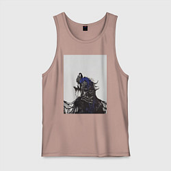 Майка мужская хлопок Artorias of the Abyss, цвет: пыльно-розовый