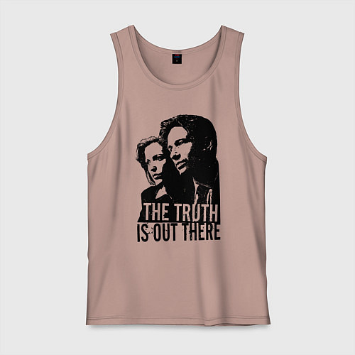 Мужская майка Fox and Dana / Пыльно-розовый – фото 1