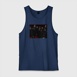 Майка мужская хлопок Красная Армия - СССР, цвет: тёмно-синий