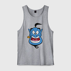 Майка мужская хлопок Аладдин - Джинни, цвет: меланж