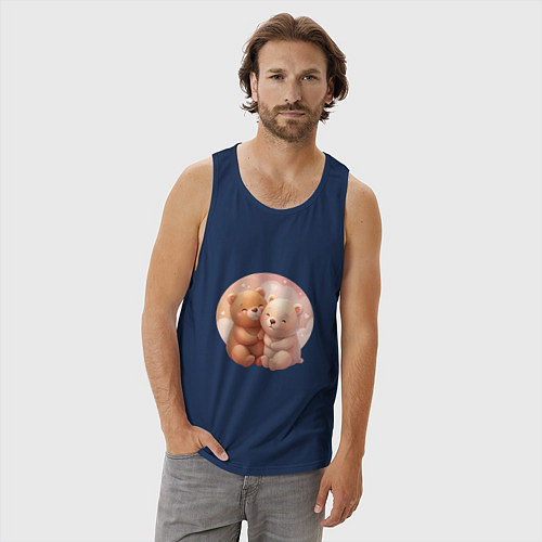 Мужская майка Мими Мишки / Тёмно-синий – фото 3