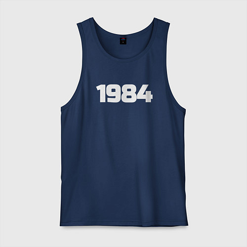 Мужская майка Рожден 1984 / Тёмно-синий – фото 1