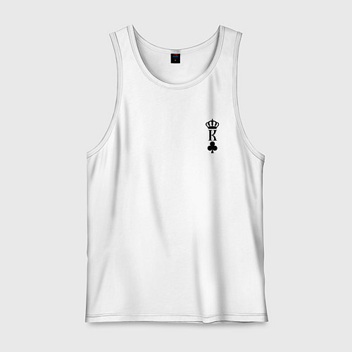 Мужская майка Король Крести - для пары / Белый – фото 1