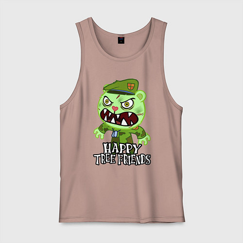 Мужская майка Angry - Flippy / Пыльно-розовый – фото 1