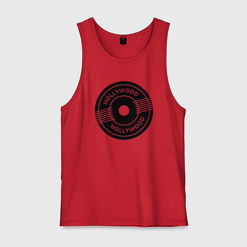 Мужская майка Hollywood style / Красный – фото 1