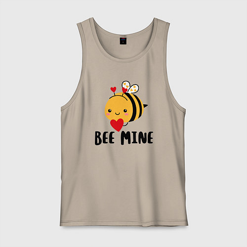 Мужская майка Будь моим / Миндальный – фото 1