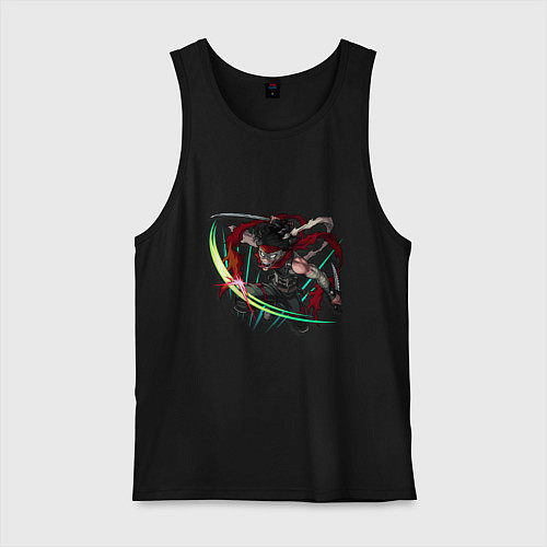 Мужская майка Моя геройская академия Акагуро Чизоме Пятно / Черный – фото 1