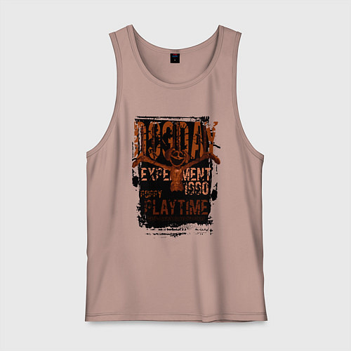 Мужская майка Пеклопёс DogDay / Пыльно-розовый – фото 1