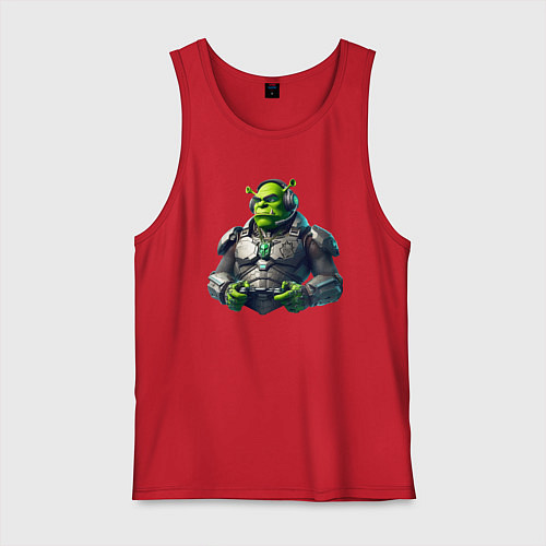 Мужская майка G2 esports team - cyber Shrek / Красный – фото 1