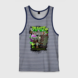 Мужская майка Растения против зомби с персонажами