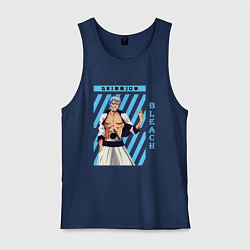 Майка мужская хлопок Блич Гриммджоу Джагерджак, цвет: тёмно-синий