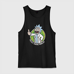 Майка мужская хлопок Vault Rick, цвет: черный